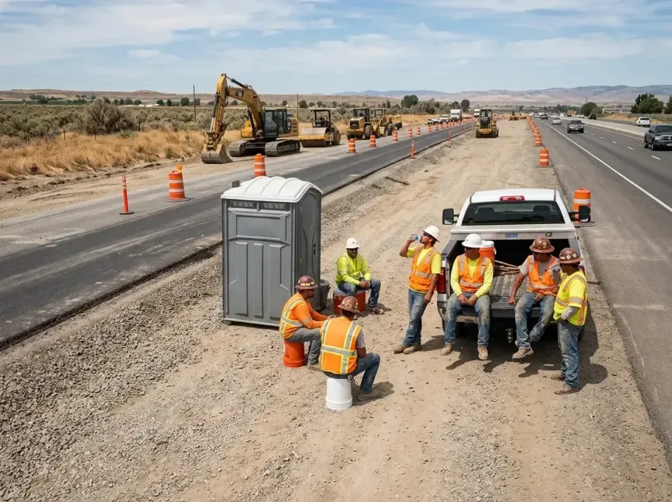 highway-road-construction-crew-007 — frequently asked questions, Porta Potty and Restroom Rentals in Orchard Mesa, CO